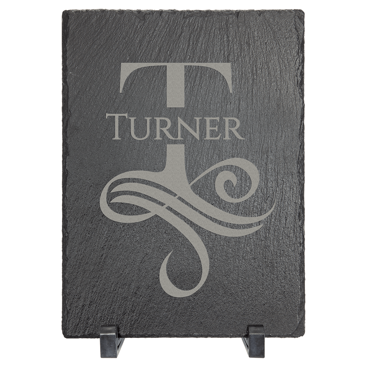 Rectangle Slate Decor With Rubber Pads And Stands