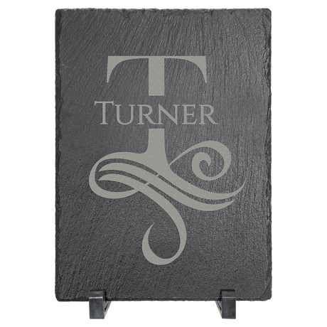 Rectangle Slate Decor with Rubber Pads and Stands-AKD Ink