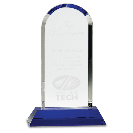 Clear Crystal Dome on  Pedestal Base-AKD Ink