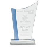 Edge Crystal Crest on Clear Base-AKD Ink