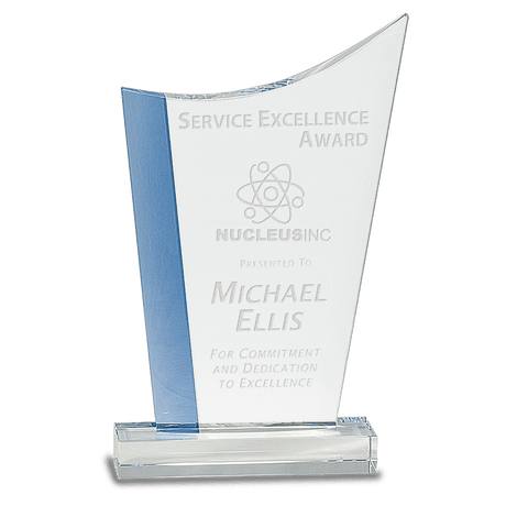 Edge Crystal Crest on Clear Base-AKD Ink