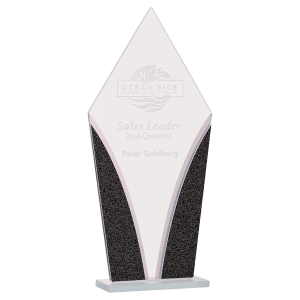 Small Diamond Designer Glass Award-AKD Ink