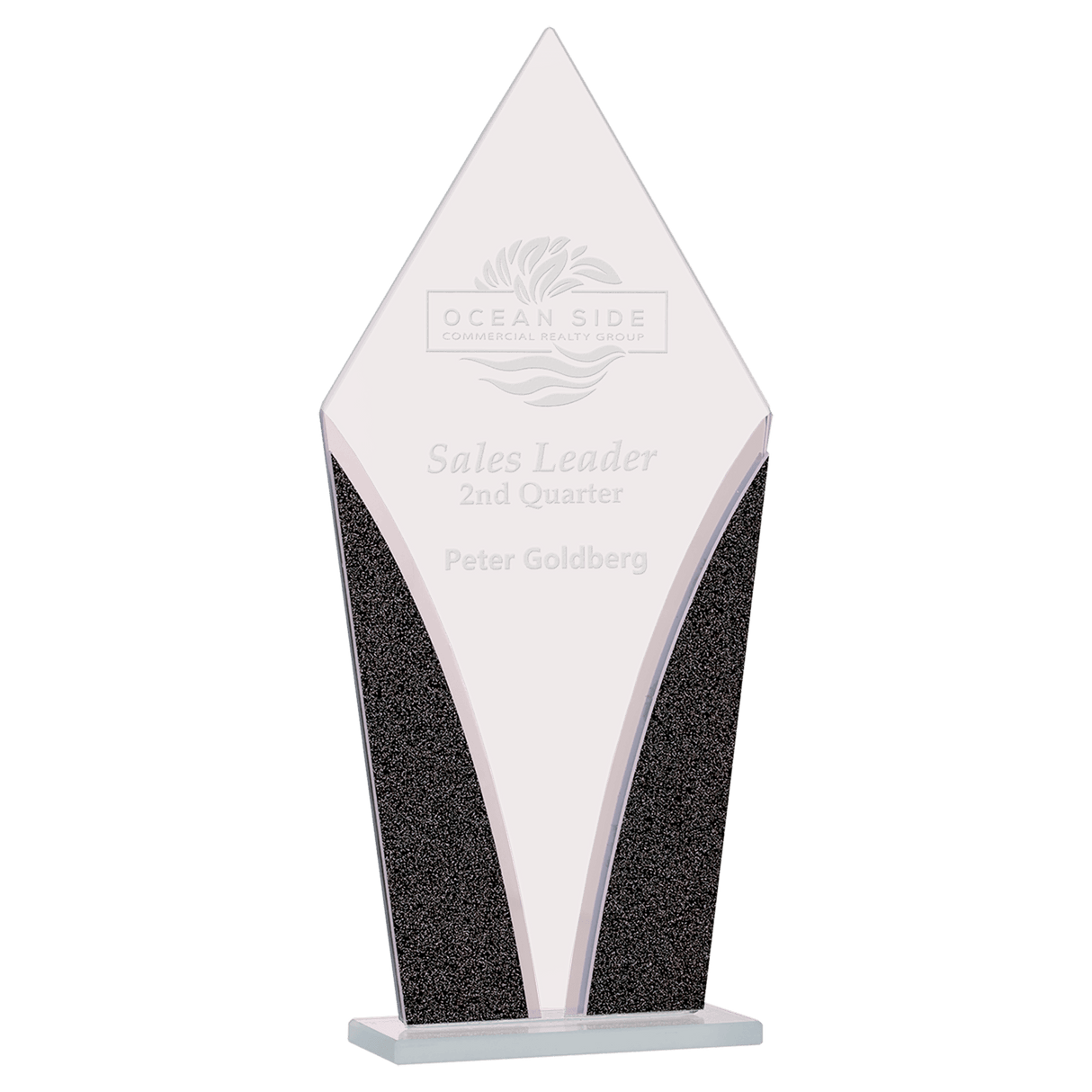 Small Diamond Designer Glass Award-AKD Ink