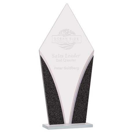Small Diamond Designer Glass Award-AKD Ink