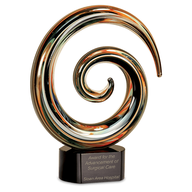 Swirl Art Glass-AKD Ink