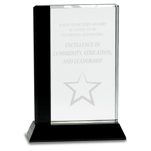 Large  Edge Crystal on  Base-AKD Ink