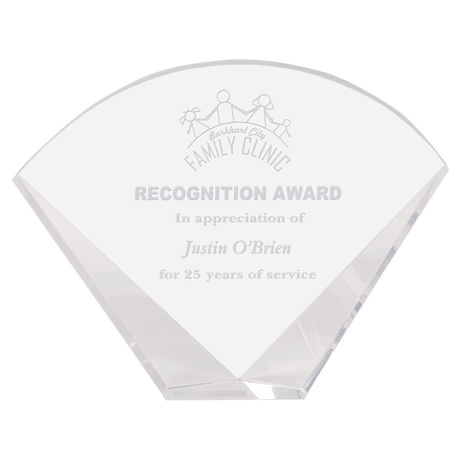 Large Crystal Facet Fan-AKD Ink