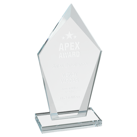 Diamond Clear Glass Award