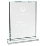 Rectangle Clear Glass Award