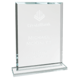 Rectangle Clear Glass Award