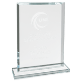 Rectangle Clear Glass Award