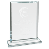 Rectangle Clear Glass Award