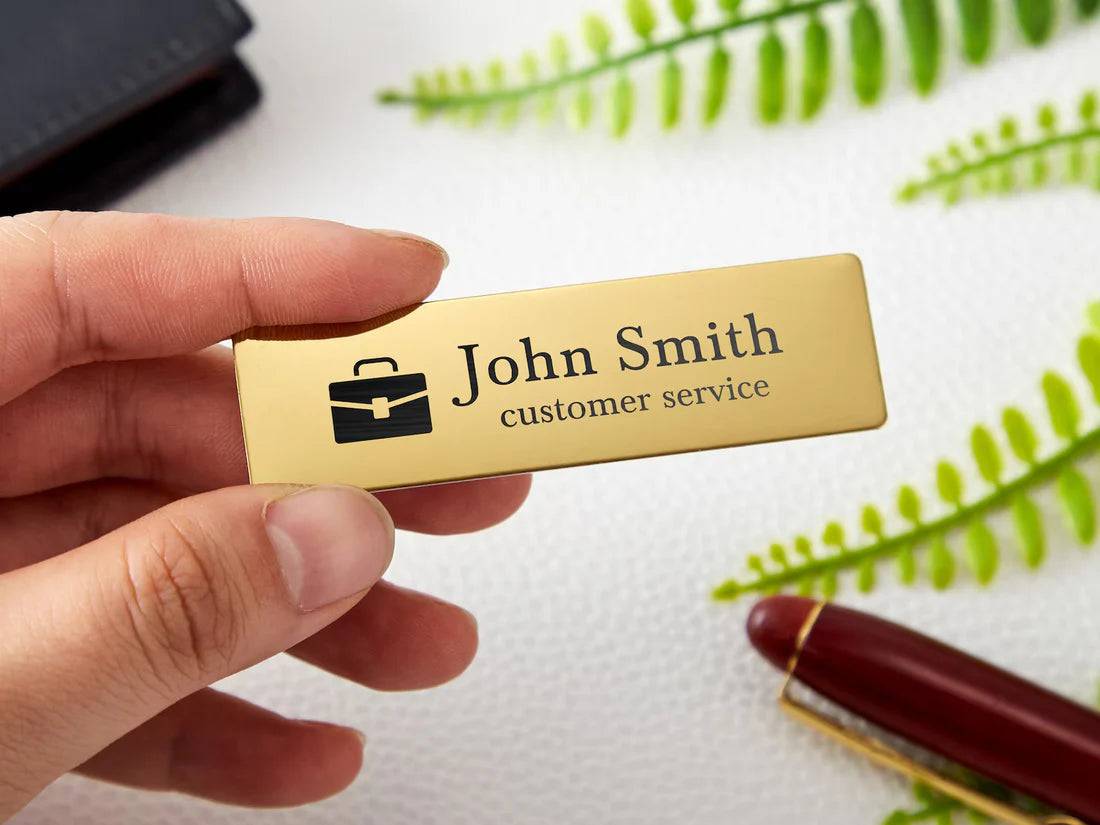 Summer event name tags and badges from AKD Ink