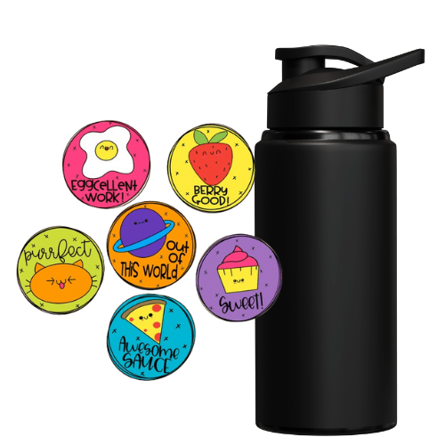 Custom Tumbler with 6 Stickers - Gift & Promo Set-AKD Ink