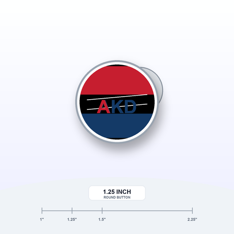AKD Ink 1.25 inch round custom button size reference