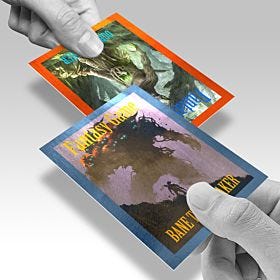 Akuafoil Trading Cards printed by AKD Ink