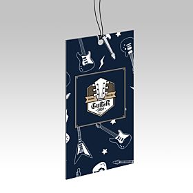 Black Edge Hang Tags printed by AKD Ink