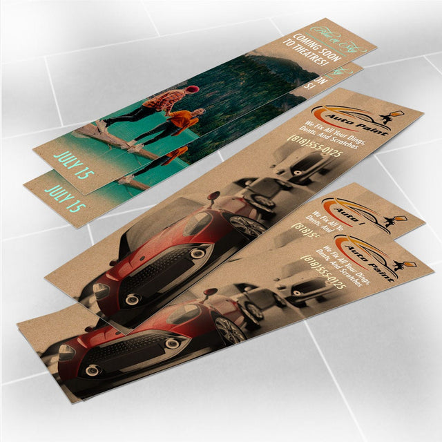 Brown Kraft Bookmarks – AKD Ink