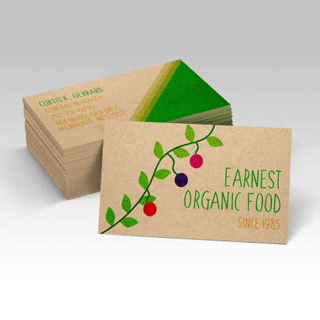 Brown Kraft Business Cards – AKD Ink