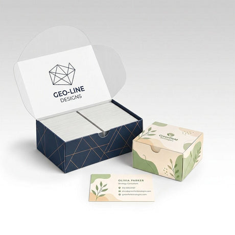 Custom Business Card Boxes custom printed product
