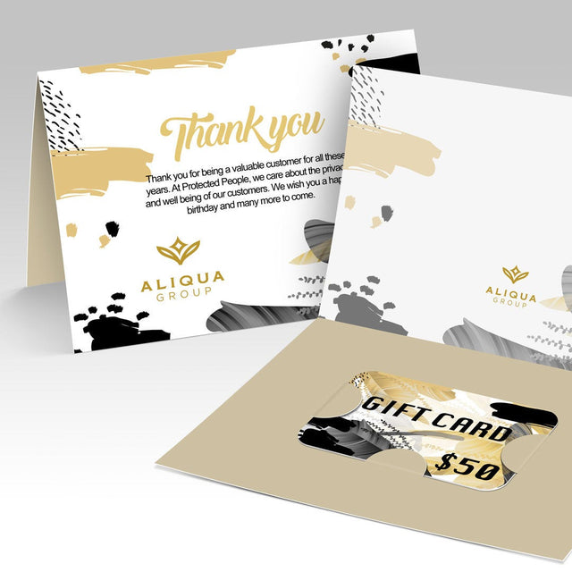 Cards with Gift Card Holder (Slits) Greeting Cards – AKD Ink