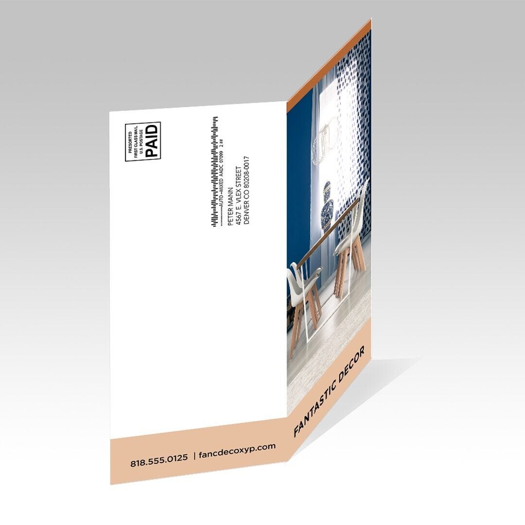 Direct Mail Half Fold Flyers and Brochures – AKD Ink