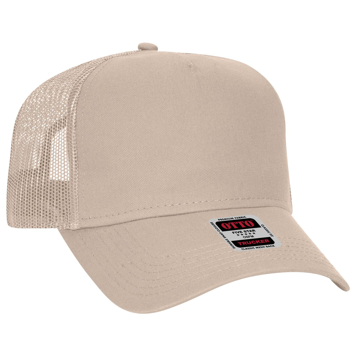 OTTO CAP 5 Panel Low Profile Mesh Back Trucker Hat-AKD Ink