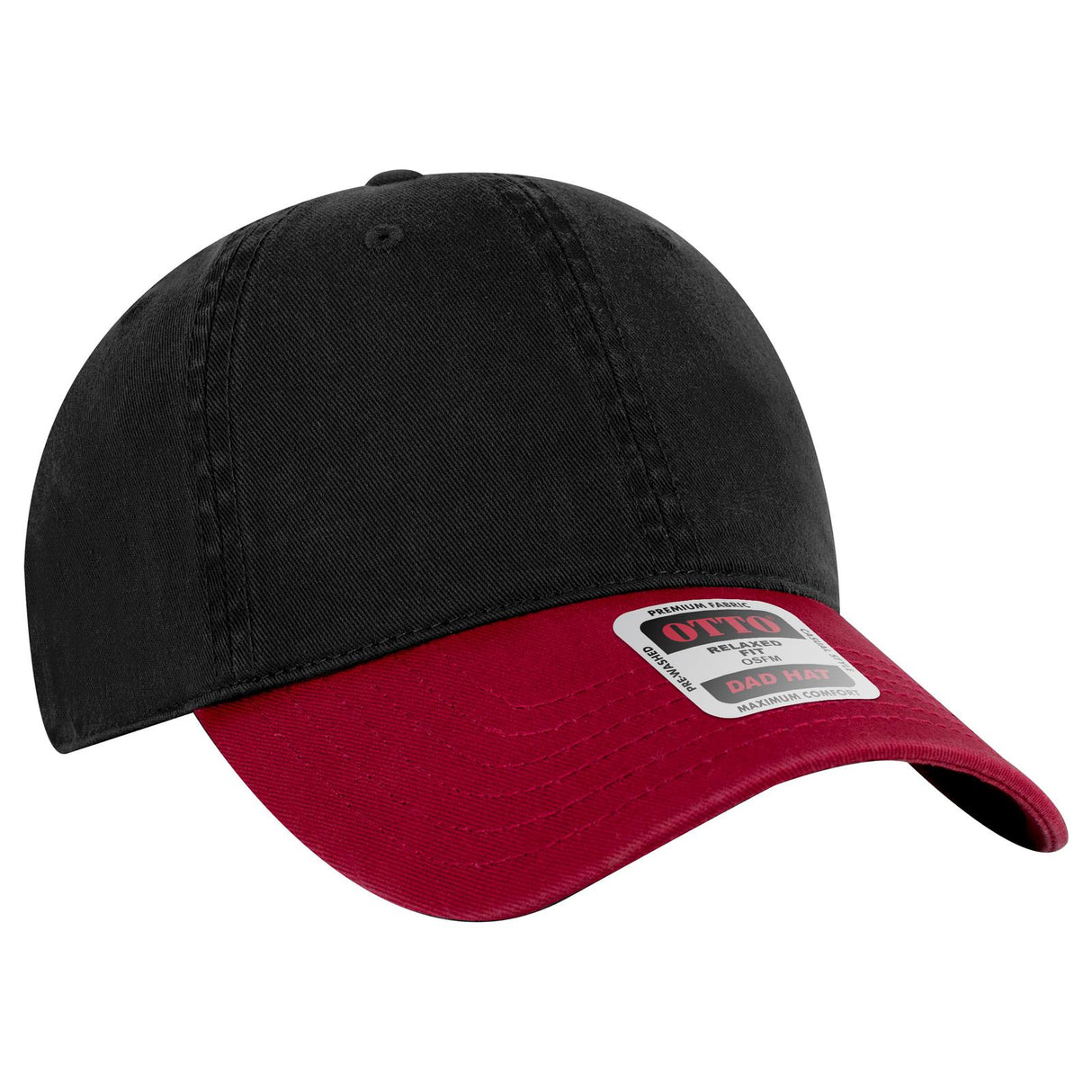 OTTO CAP 6 Panel Low Profile Dad Hat-AKD Ink