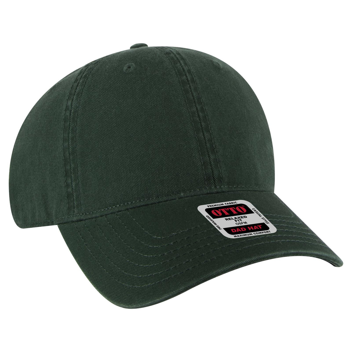 OTTO CAP 6 Panel Low Profile Dad Hat-AKD Ink