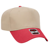 OTTO CAP 5 Panel Mid Profile Baseball Cap-AKD Ink