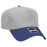 OTTO CAP 5 Panel Mid Profile Baseball Cap-AKD Ink