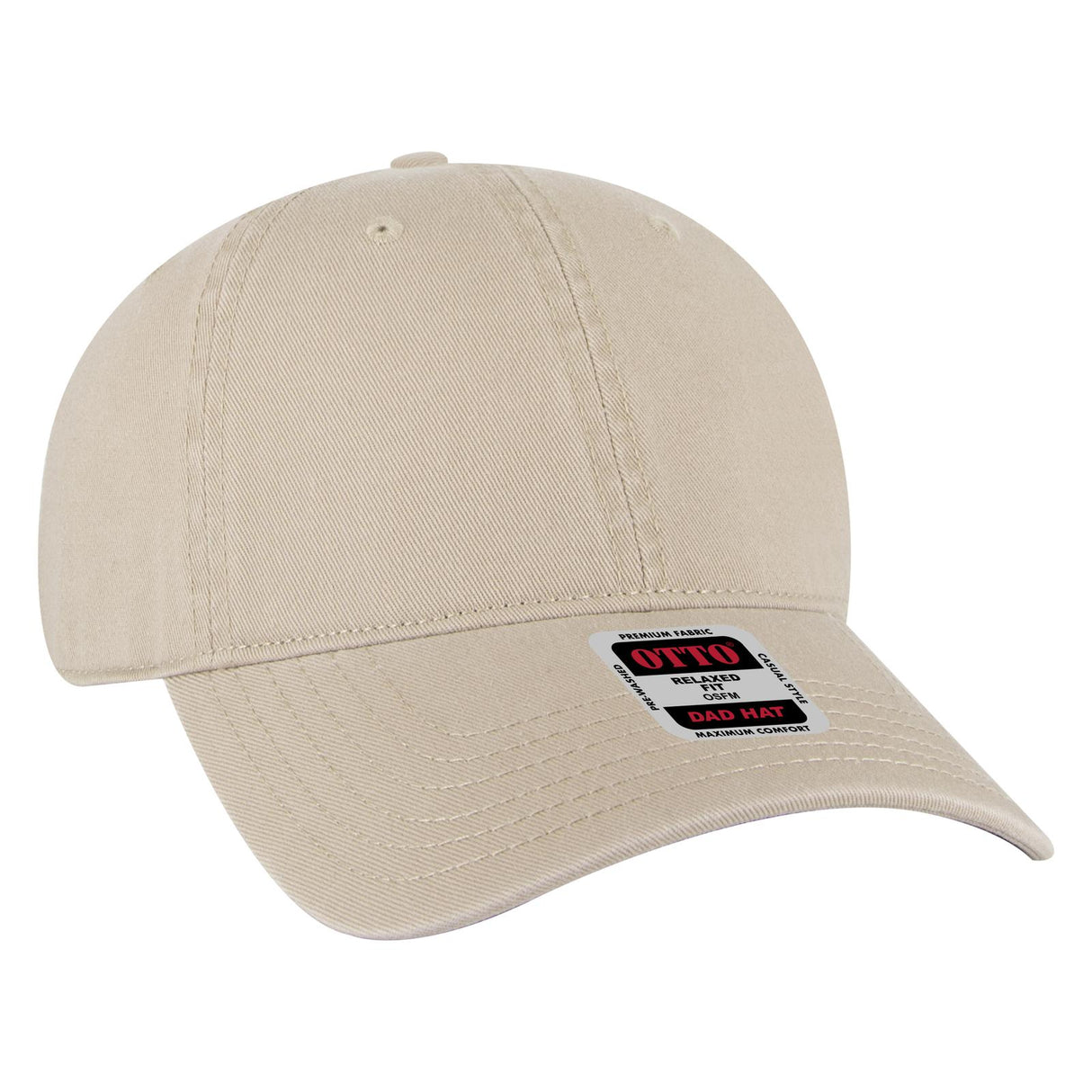 OTTO CAP 6 Panel Low Profile Dad Hat-AKD Ink
