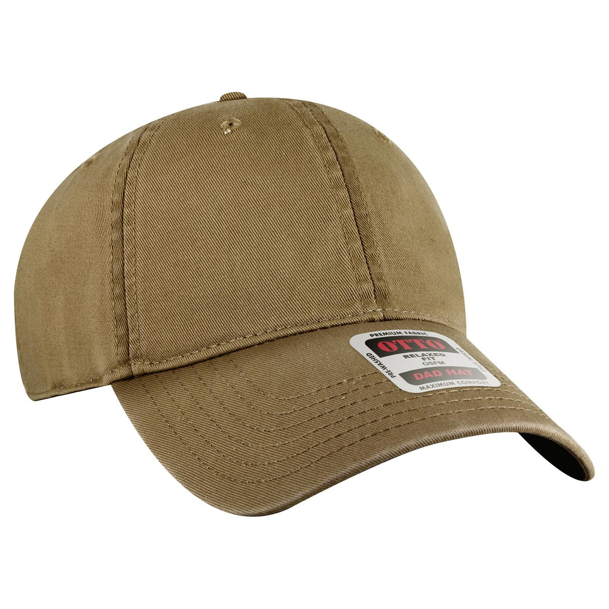 OTTO CAP 6 Panel Low Profile Dad Hat-AKD Ink