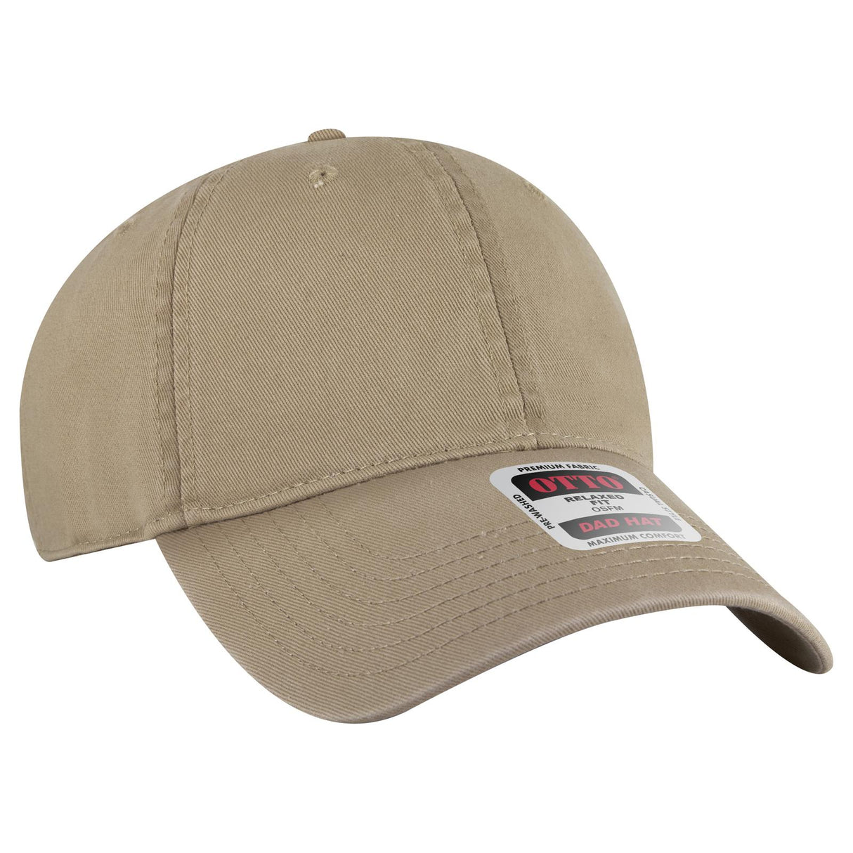 OTTO CAP 6 Panel Low Profile Dad Hat-AKD Ink