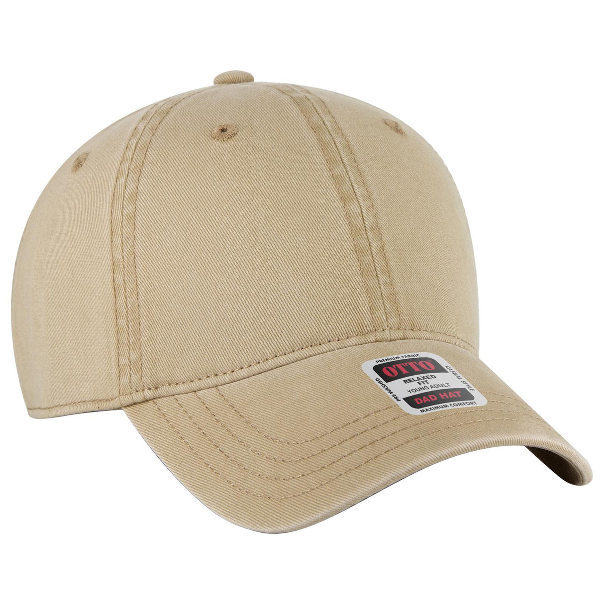 OTTO CAP 6 Panel Low Profile Dad Hat-AKD Ink