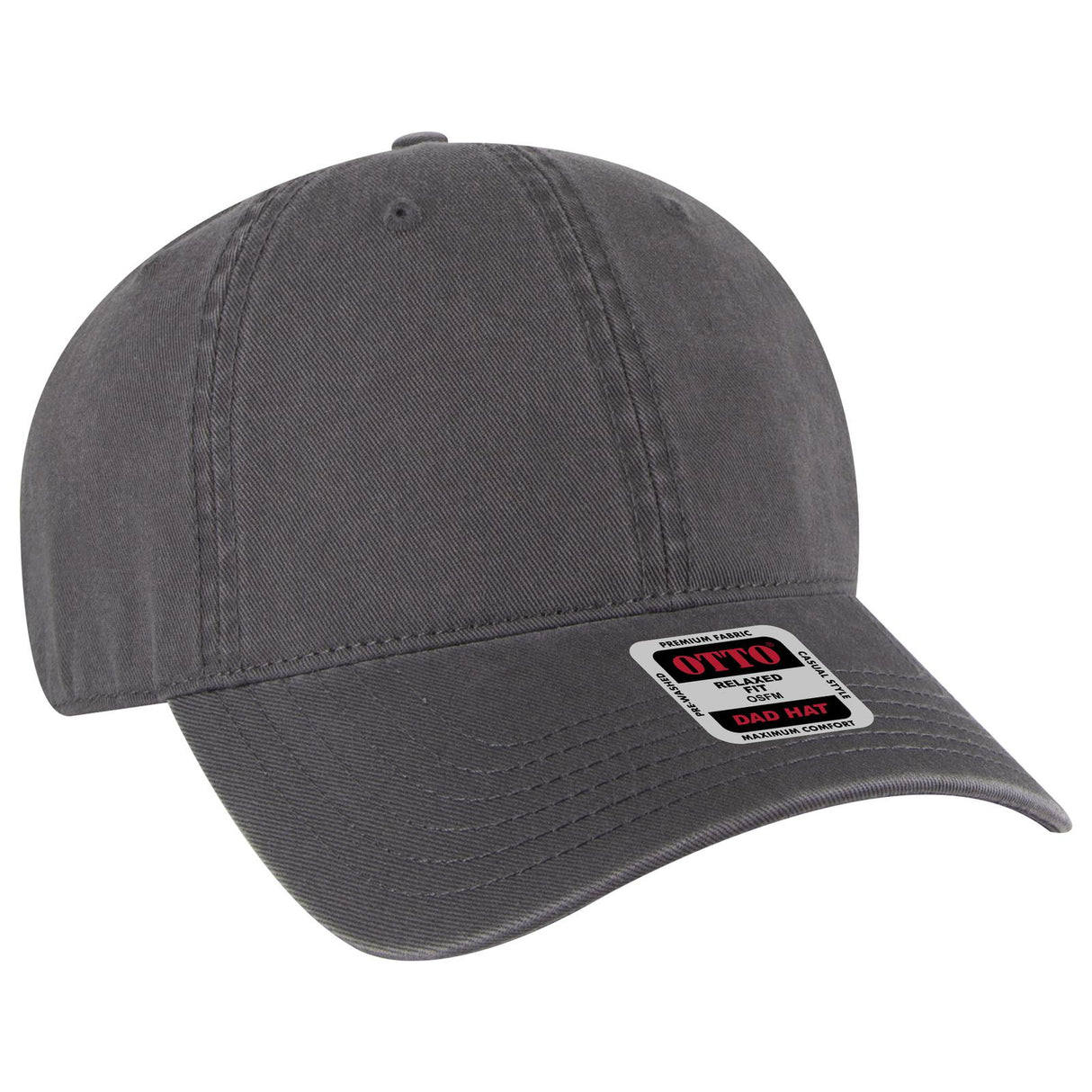 OTTO CAP 6 Panel Low Profile Dad Hat-AKD Ink