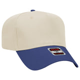 OTTO CAP 5 Panel Mid Profile Baseball Cap-AKD Ink