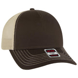 OTTO CAP 5 Panel Low Profile Mesh Back Trucker Hat-AKD Ink