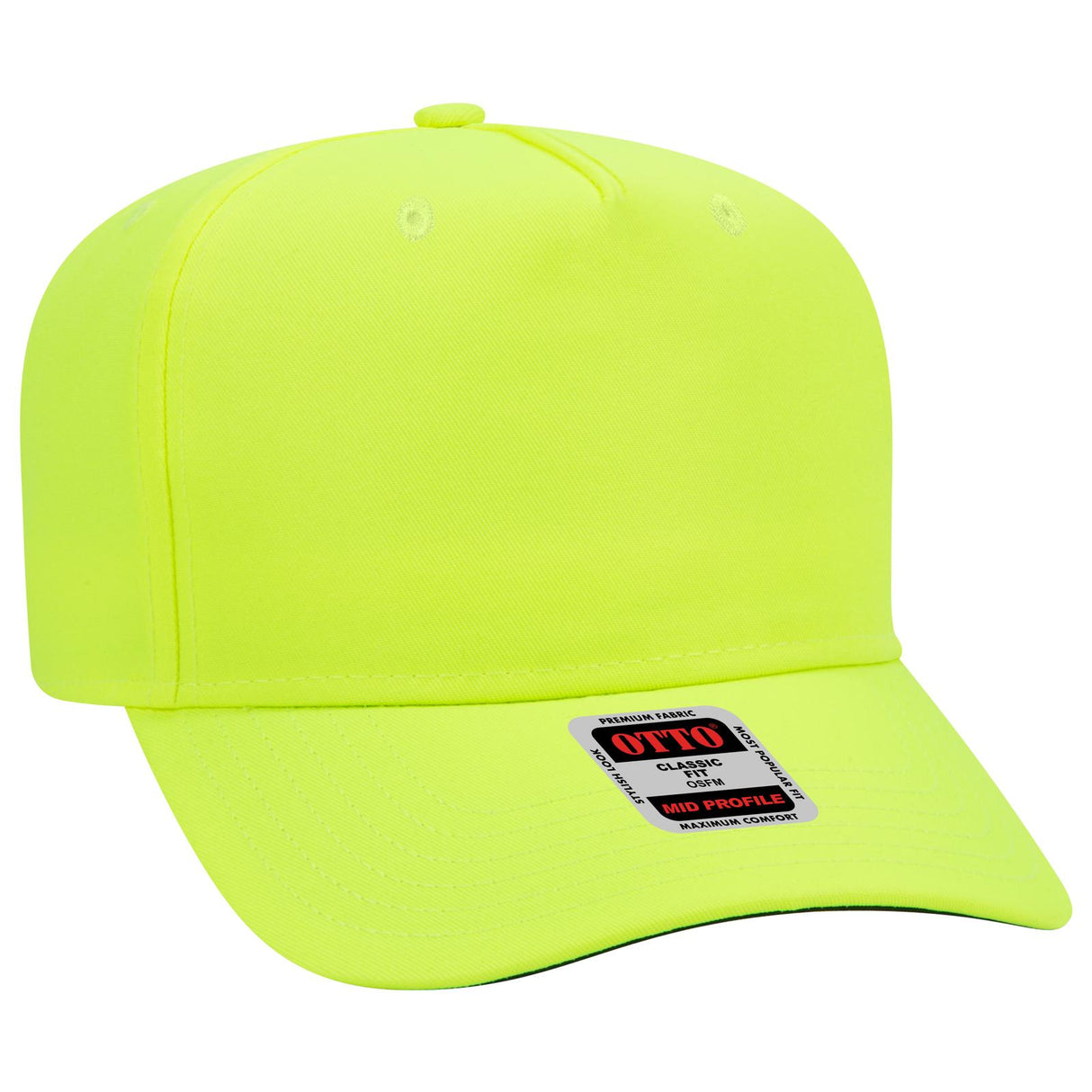 OTTO CAP 5 Panel Mid Profile Baseball Cap-AKD Ink