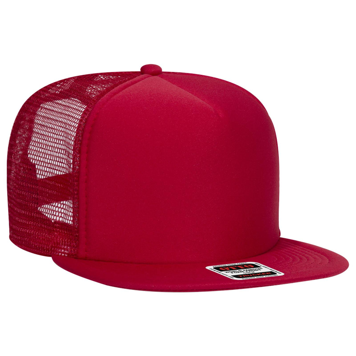 OTTO CAP "OTTO SNAP" 5 Panel High Crown Mesh Back Trucker Snapback Hat-AKD Ink