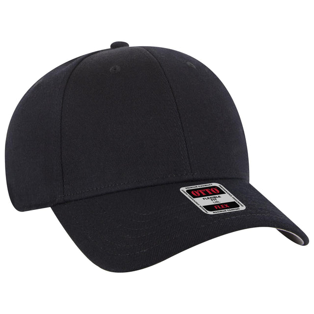 OTTO CAP "OTTO FLEX" Fitted 6 Panel Low Profile Baseball Cap-AKD Ink