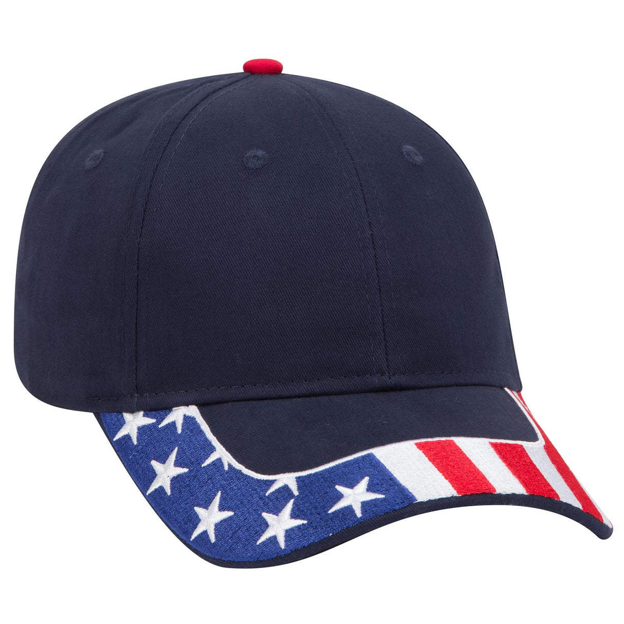 OTTO CAP 6 Panel Low Profile Baseball Cap-AKD Ink