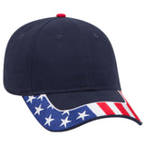 OTTO CAP 6 Panel Low Profile Baseball Cap-AKD Ink