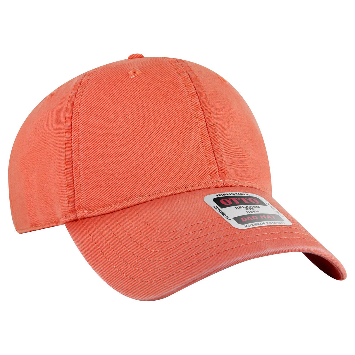 OTTO CAP 6 Panel Low Profile Dad Hat-AKD Ink