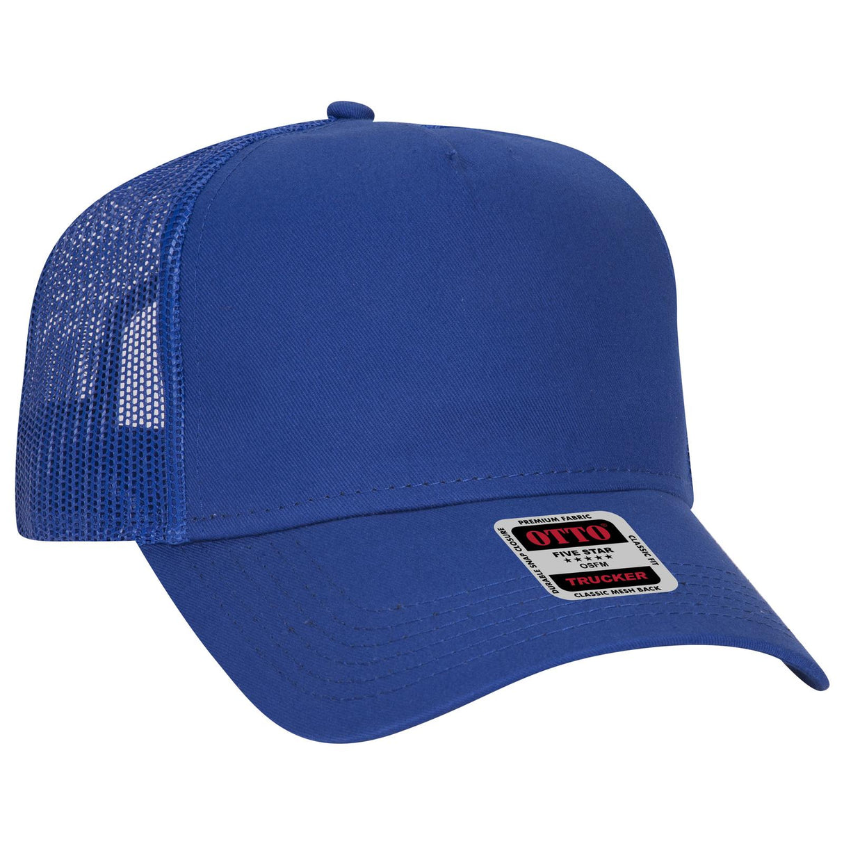 OTTO CAP 5 Panel Low Profile Mesh Back Trucker Hat-AKD Ink