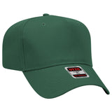 OTTO CAP 5 Panel Mid Profile Baseball Cap-AKD Ink