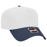 OTTO CAP 5 Panel Mid Profile Baseball Cap-AKD Ink