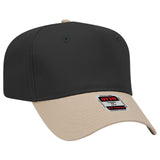 OTTO CAP 5 Panel Mid Profile Baseball Cap-AKD Ink