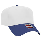 OTTO CAP 5 Panel Mid Profile Baseball Cap-AKD Ink