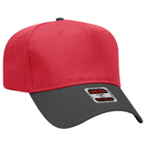 OTTO CAP 5 Panel Mid Profile Baseball Cap-AKD Ink